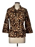 Charter Club Animal Print Brown Jacket Size L - photo 1