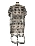 H&M 100% Polyester Graphic Silver Casual Dress Size 12 - photo 2