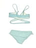 Assorted Brands Solid Blue Two Piece Swimsuit Size 2XL (kids) - photo 2