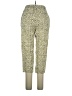 St Michael 100% Cotton Print Gold Casual Pants Size 14 - photo 2
