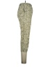 St Michael 100% Cotton Print Gold Casual Pants Size 14 - photo 4