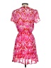 Aqua 100% Polyester Print Pink Casual Dress Size XS - photo 2