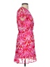 Aqua 100% Polyester Print Pink Casual Dress Size XS - photo 4