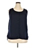Merona 100% Polyester Blue Sleeveless Blouse Size XXL - photo 1