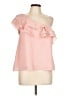 JOA 100% Polyester Pink Sleeveless Blouse Size L - photo 1