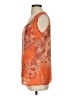 CAbi 100% Polyester Orange Sleeveless Blouse Size S - photo 5