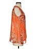 CAbi 100% Polyester Orange Sleeveless Blouse Size S - photo 4