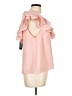 JOA 100% Polyester Pink Sleeveless Blouse Size L - photo 4