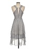 BCBGeneration Paisley Gray Cocktail Dress Size 0 - photo 2