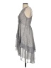 BCBGeneration Paisley Gray Cocktail Dress Size 0 - photo 5