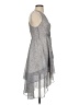 BCBGeneration Paisley Gray Cocktail Dress Size 0 - photo 4