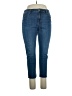Chico's Color Block Blue Jeans Size Lg (2.5) - photo 1