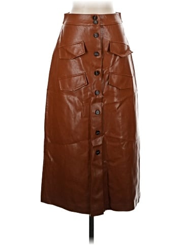 Mare Mare X Anthropologie Faux Leather Skirt (view 1)