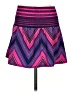 Express 100% Polyester Chevron-herringbone Purple Casual Skirt Size S - photo 1