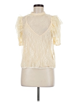 Free People Short Sleeve Blouse