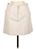 Zara 100% Polyester Solid Ivory Casual Skirt Size M - photo 1