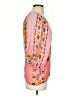 Tanvi Kedia 100% Rayon Pink 3/4 Sleeve Blouse Size S - photo 4