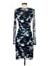 DKNY Graphic Blue Cocktail Dress Size 2 - photo 2