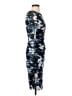 DKNY Graphic Blue Cocktail Dress Size 2 - photo 4