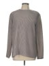 Charter Club Houndstooth Gray Long Sleeve Top Size 12 - photo 1
