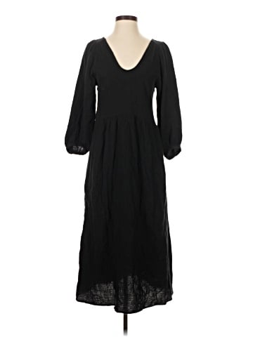 Madewell Lightspun V-Neck Midi Dress (view 1)