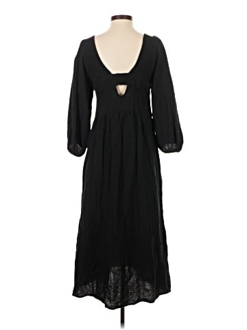 Madewell Lightspun V-Neck Midi Dress (view 2)