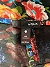 Aqua 100% Polyester Floral Blue Shorts Size S - photo 3
