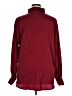 Unbranded 100% Polyester Solid Burgundy Long Sleeve Blouse Size XL - photo 2