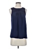 Elle 100% Polyester Blue Sleeveless Blouse Size S - photo 1