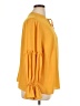 ELOQUII 100% Polyester Yellow 3/4 Sleeve Blouse Size 16 Plus - photo 4