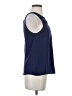 Elle 100% Polyester Blue Sleeveless Blouse Size S - photo 4