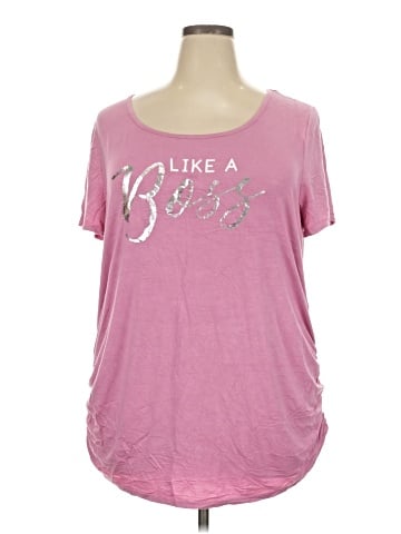 Lane Bryant Short Sleeve T-Shirt (view 1)