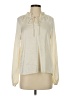 Saks Fifth Avenue 100% Polyester Ivory Long Sleeve Blouse Size XS - photo 1