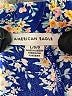 American Eagle Outfitters 100% Viscose Floral Blue Shorts Size L - photo 3