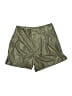 Generation Love Metallic Green Khaki Shorts Size S - photo 1
