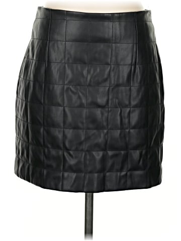 Milly Faux Leather Skirt (view 1)