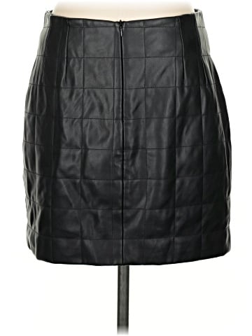 Milly Faux Leather Skirt (view 2)