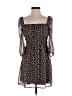 Trixxi 100% Polyester Floral Brown Black Casual Dress Size S - photo 1