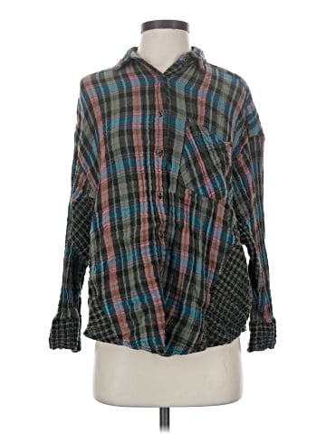 Free People Long Sleeve Button-Down Shirt (view 1)