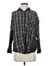 Free People Plaid Green Long Sleeve Button-Down Shirt Size XS - photo 1