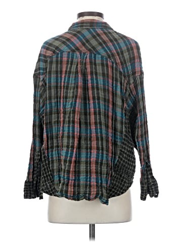 Free People Long Sleeve Button-Down Shirt (view 2)
