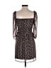 Trixxi 100% Polyester Floral Brown Black Casual Dress Size S - photo 2