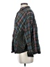 Free People Plaid Green Long Sleeve Button-Down Shirt Size XS - photo 5