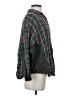 Free People Plaid Green Long Sleeve Button-Down Shirt Size XS - photo 4