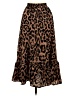 Shein Animal Print Brown Casual Skirt Size 6 - photo 2