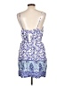 Cupshe 100% Rayon Paisley Blue Cocktail Dress Size L - photo 2