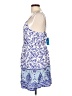 Cupshe 100% Rayon Paisley Blue Cocktail Dress Size L - photo 5