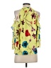Parker 100% Polyester Yellow Sleeveless Blouse Size S - photo 2