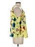 Parker 100% Polyester Yellow Sleeveless Blouse Size S - photo 4