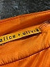 Alice + Olivia Orange Short Sleeve Blouse Size M - photo 4